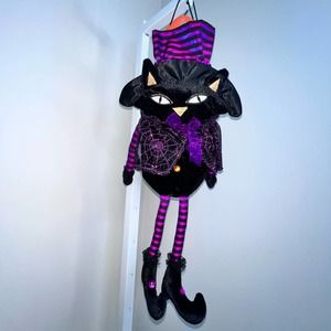 Pier 1 Imports Scary Black Cat Wine Bottle Travel Carrier